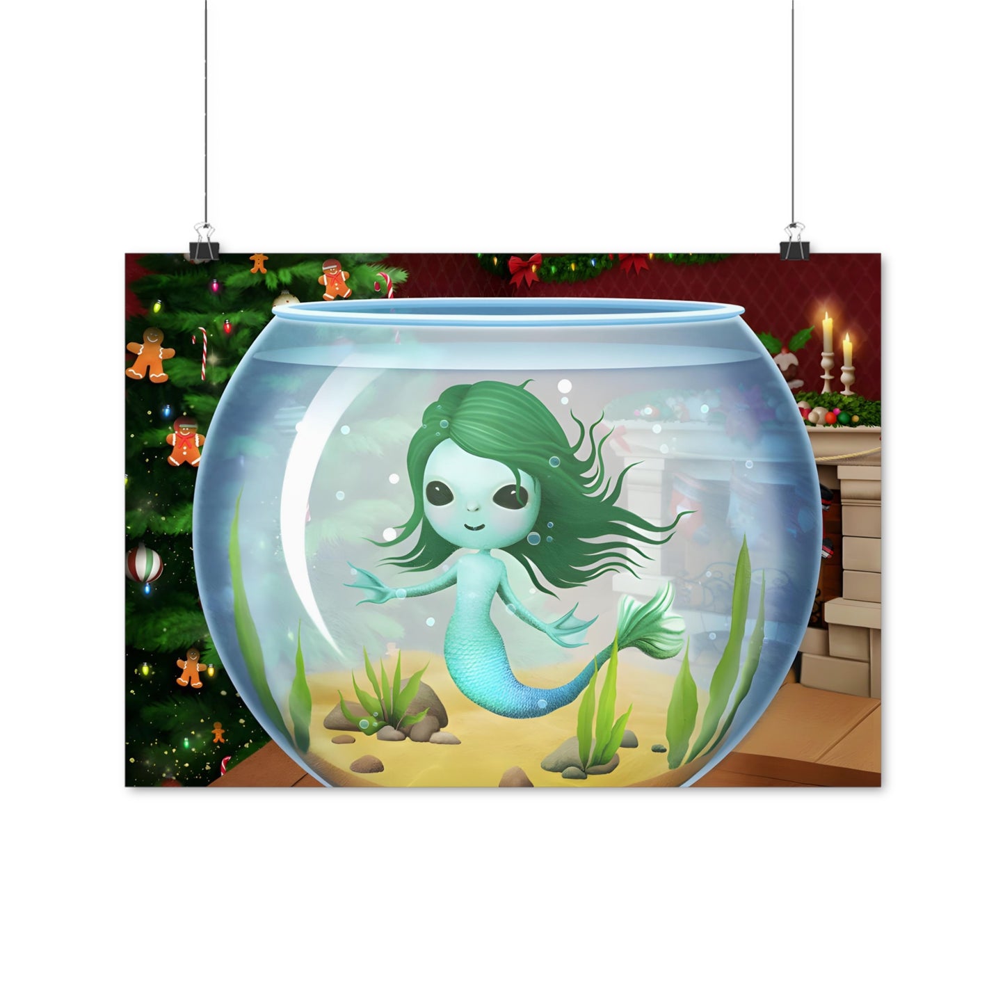 Posters - Christmas Mermaid