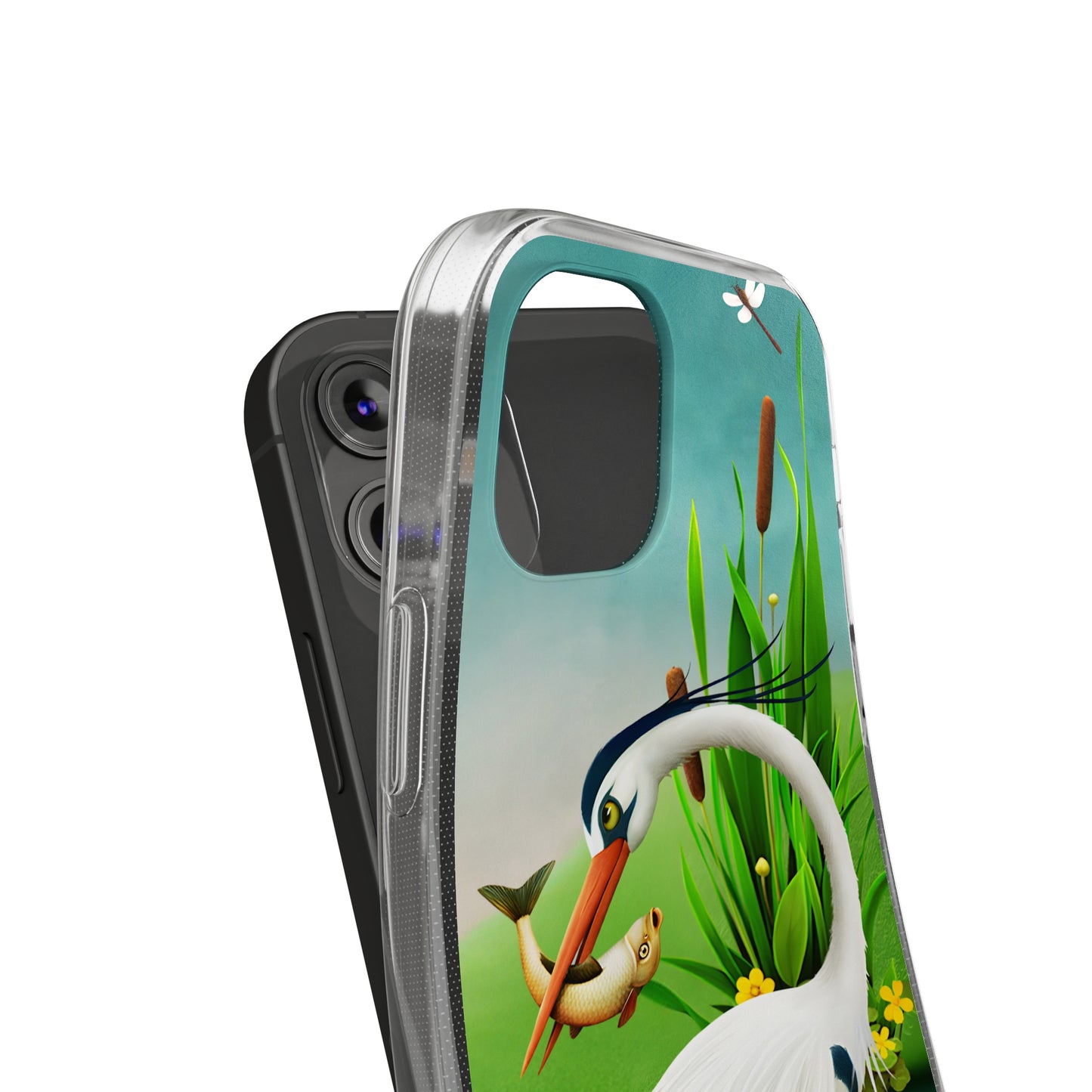 The Cunning Heron and the Crayfish