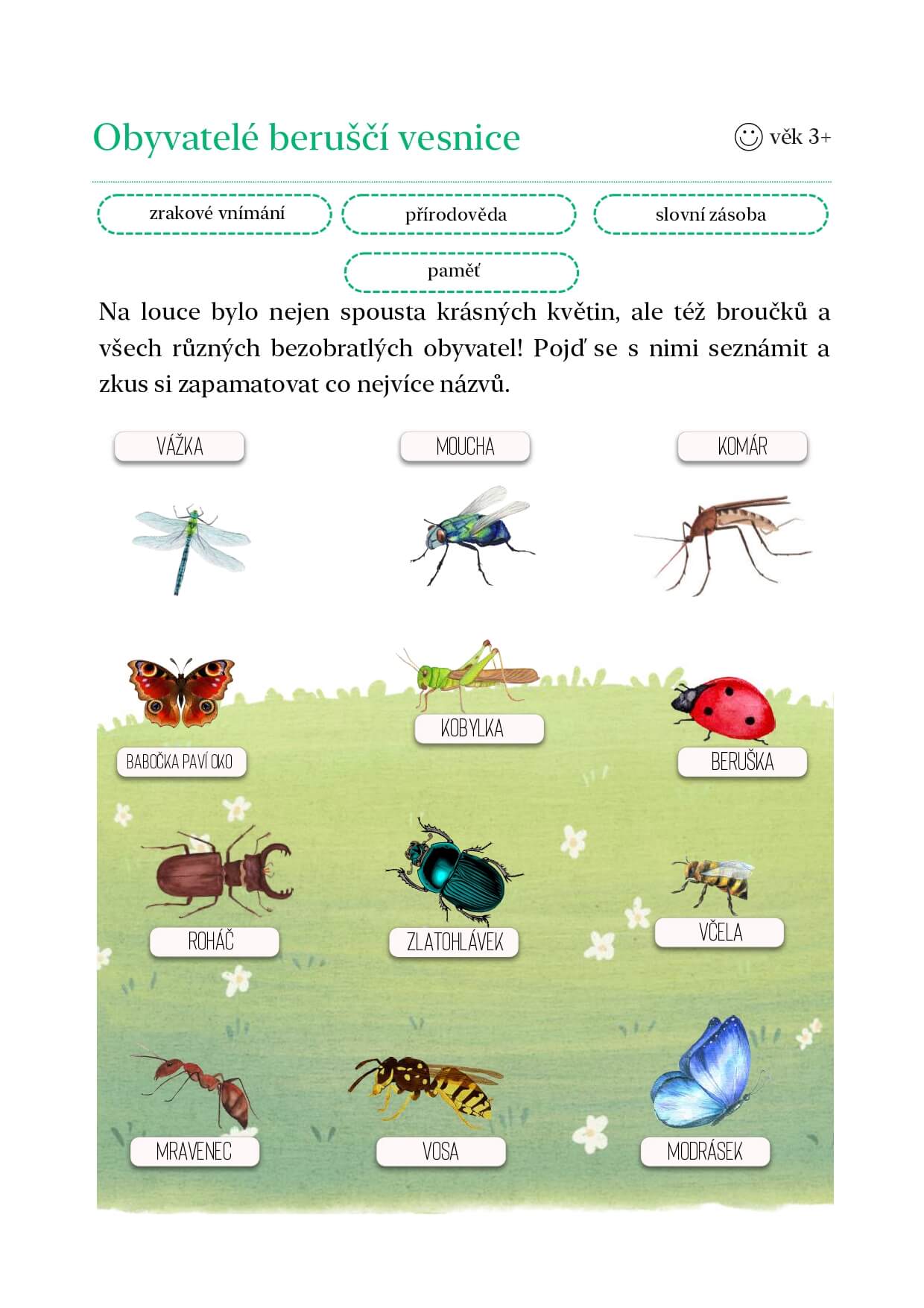 O berušce, která měla o tečku míň