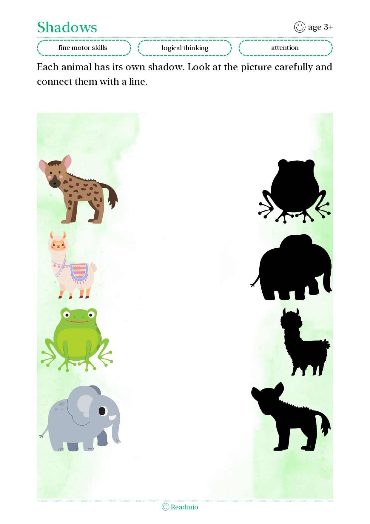 Mio in Science Class About Animals