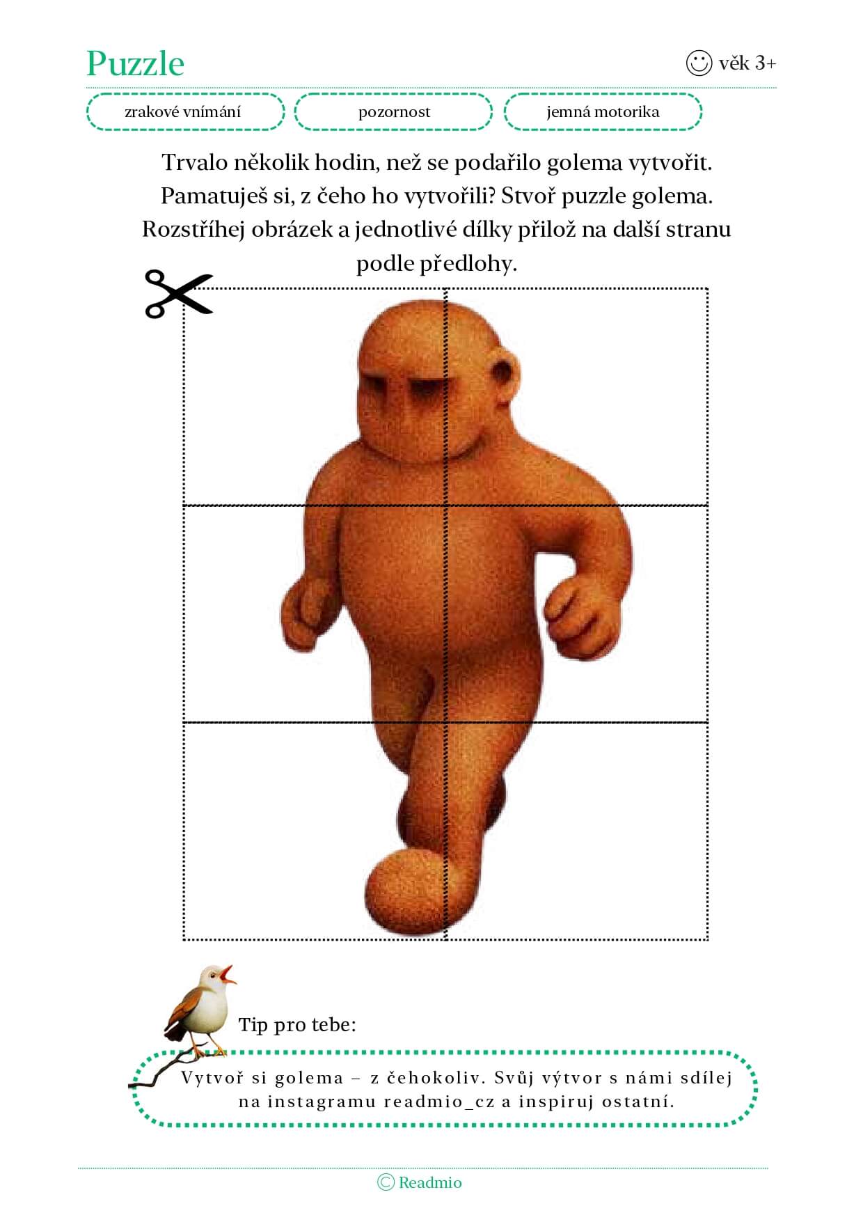 Jako židovský rabin stvořil golema