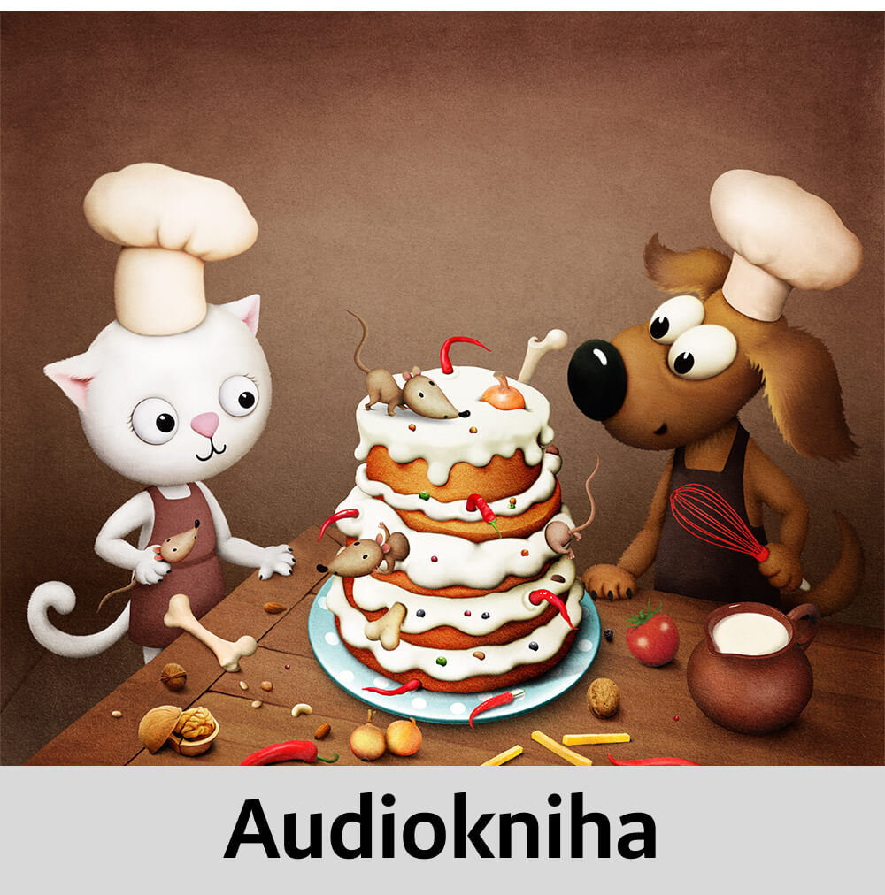 Ako si psíček s mačičkou piekli tortu na meniny