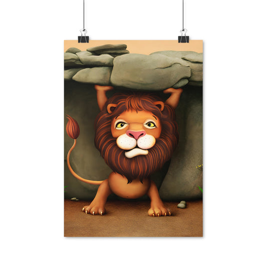 Plakáty - Silný lev