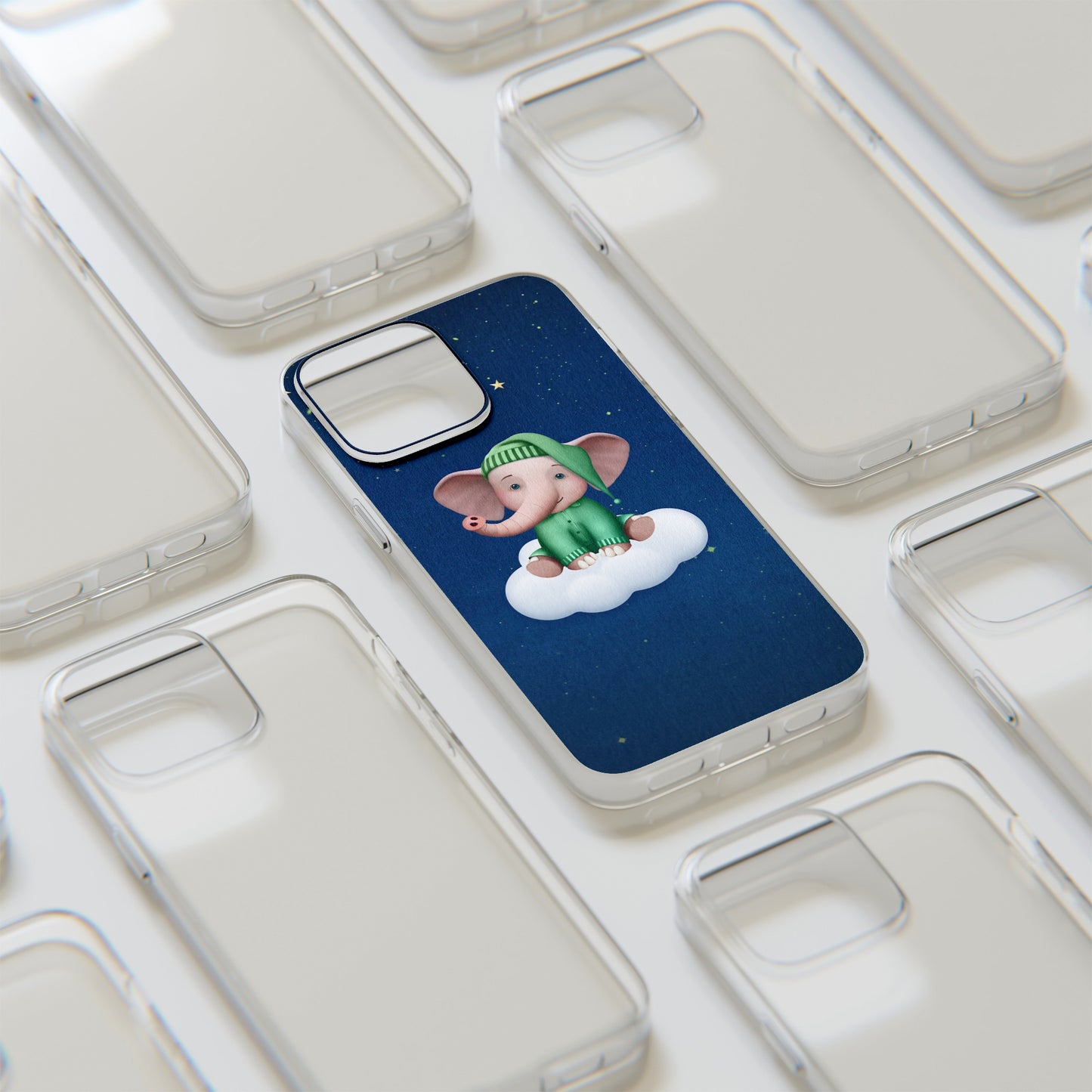 iPhone Clear Silicone Phone Cases - Mio