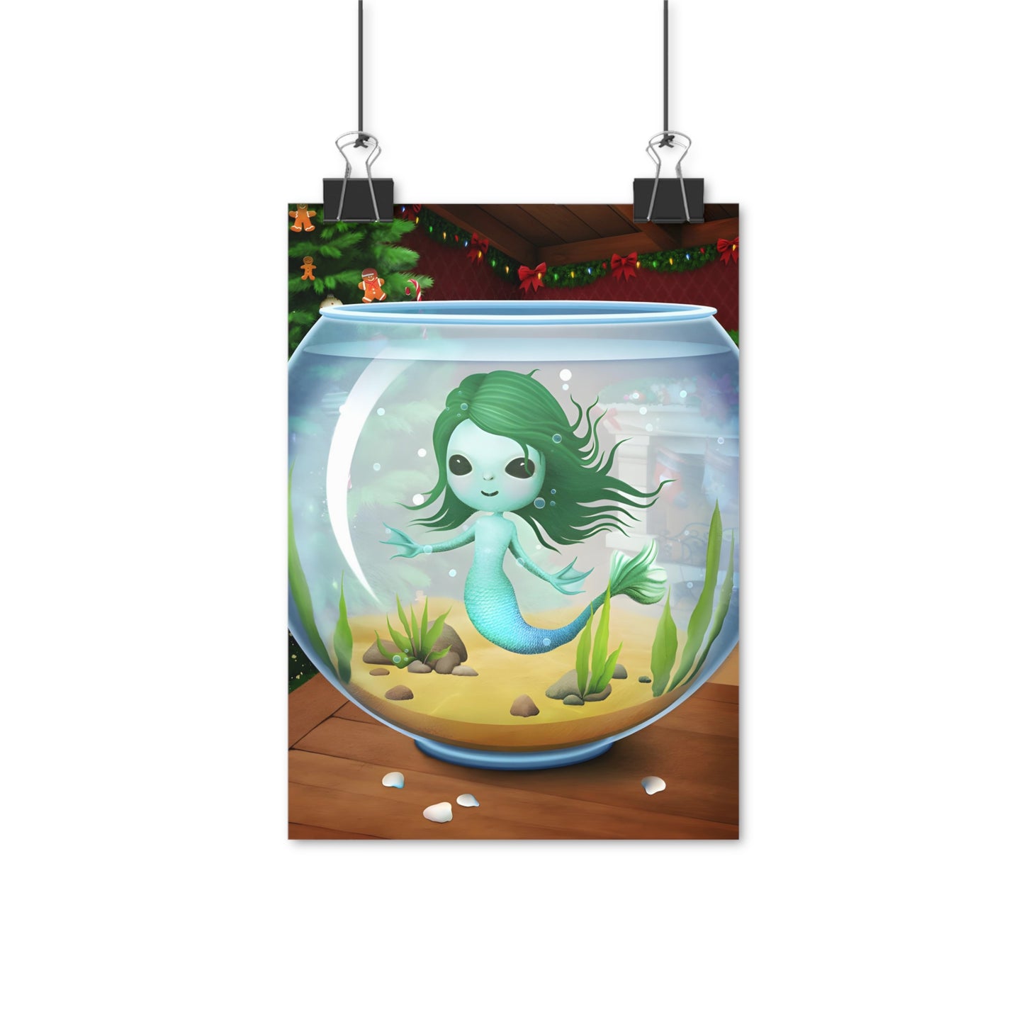 Posters - Christmas Mermaid