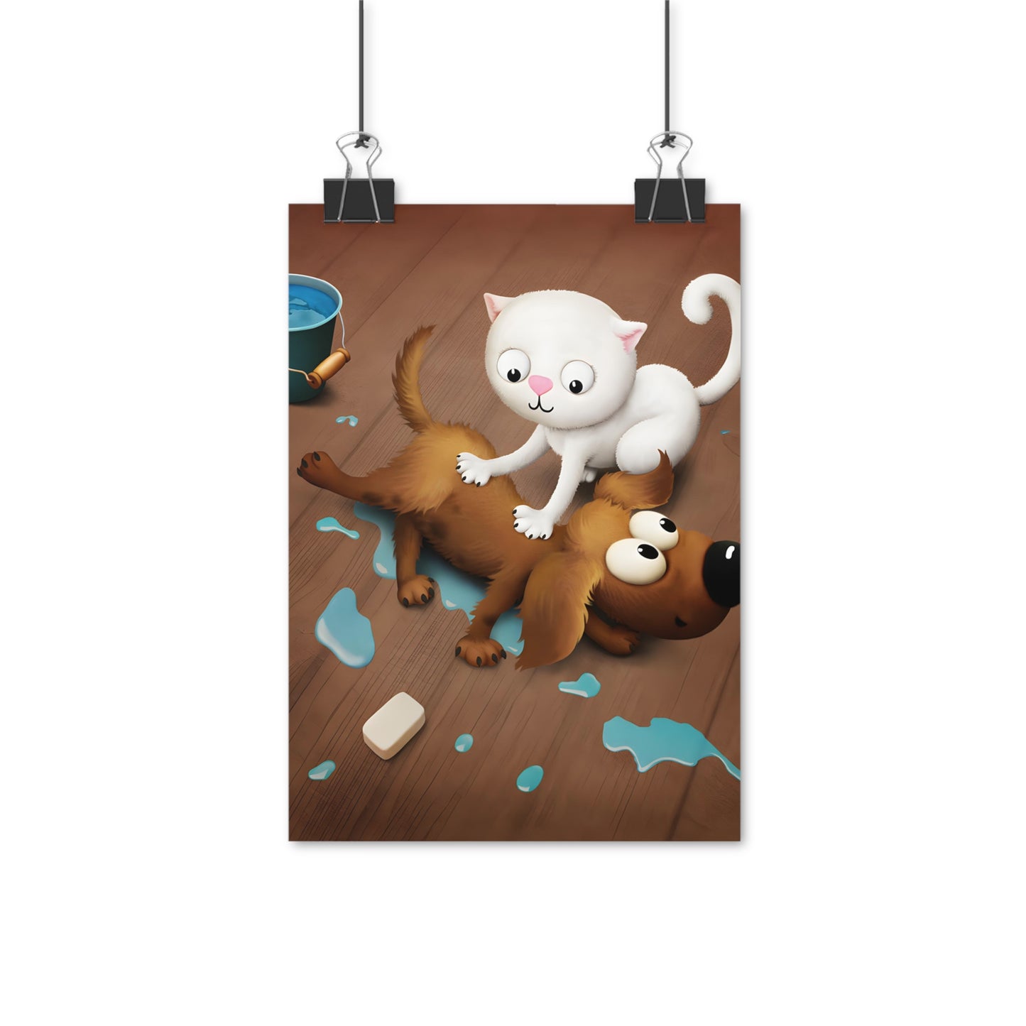 Plakáty - Pejsek a kočička