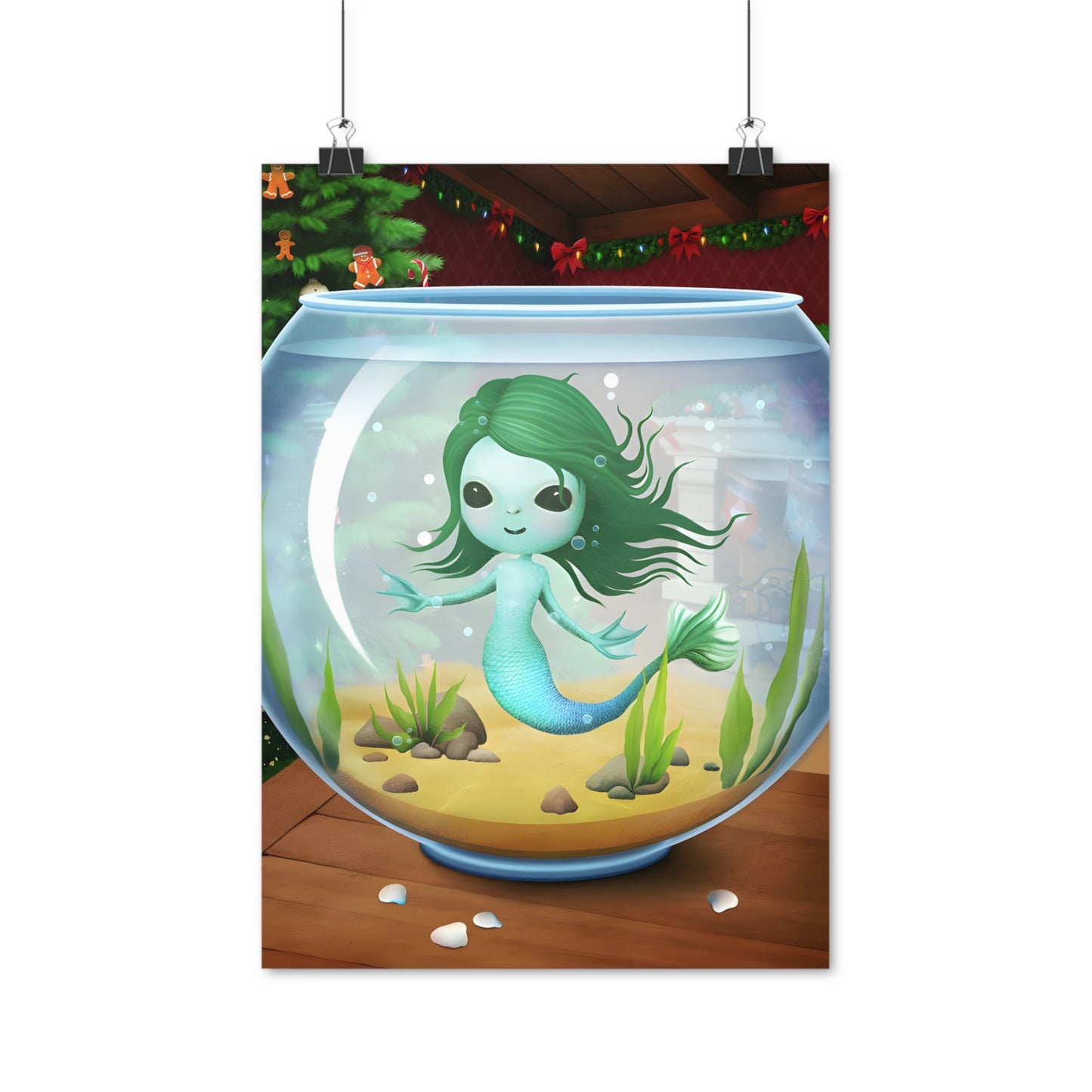 Posters - Christmas Mermaid