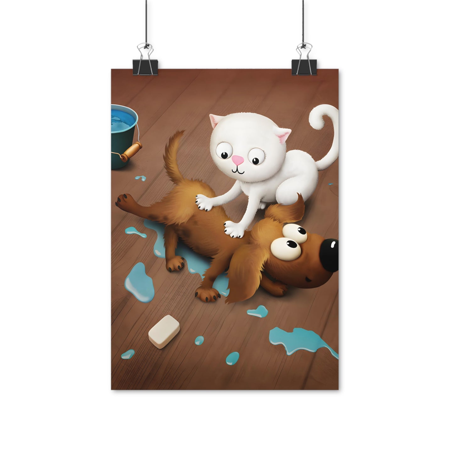 Plakáty - Pejsek a kočička