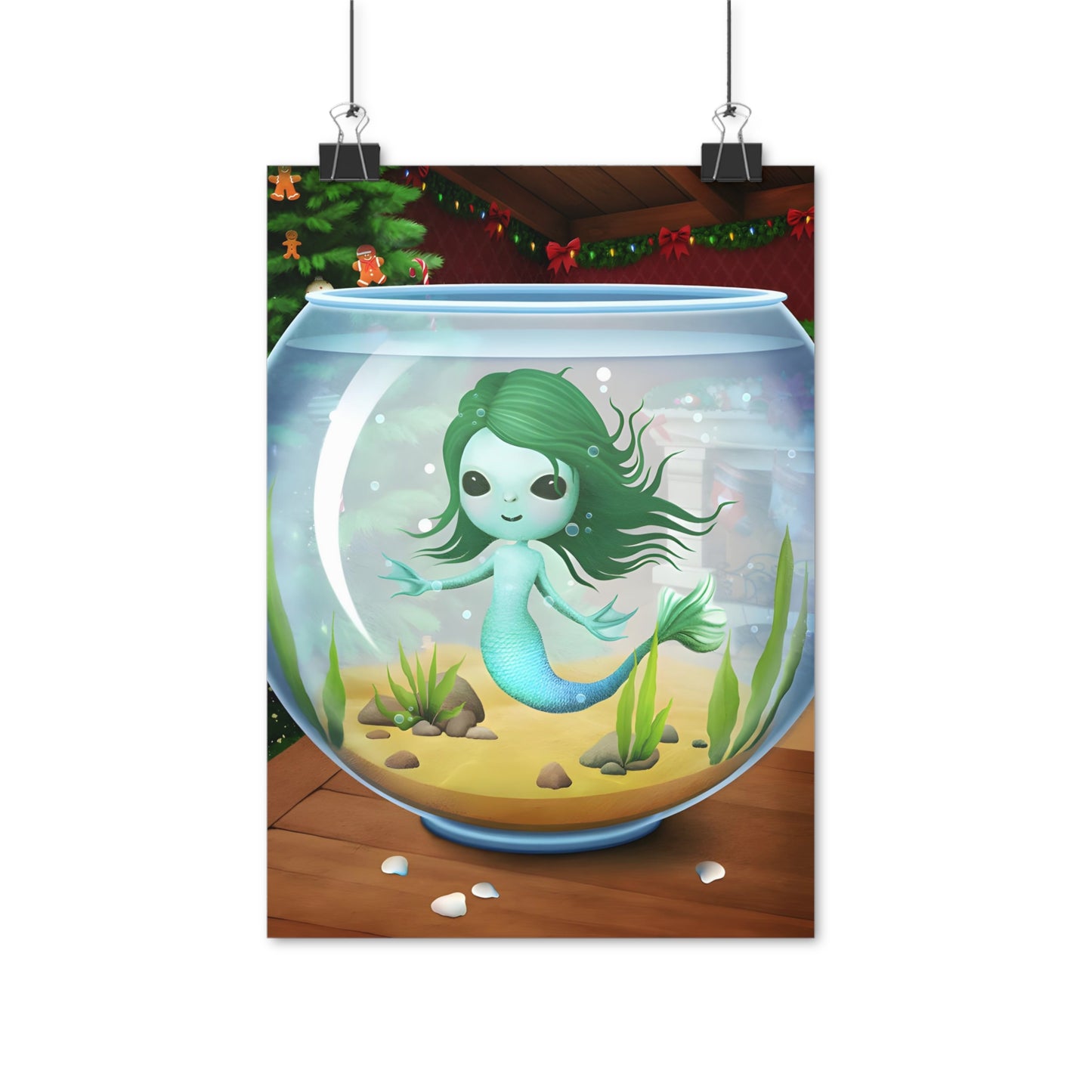 Posters - Christmas Mermaid