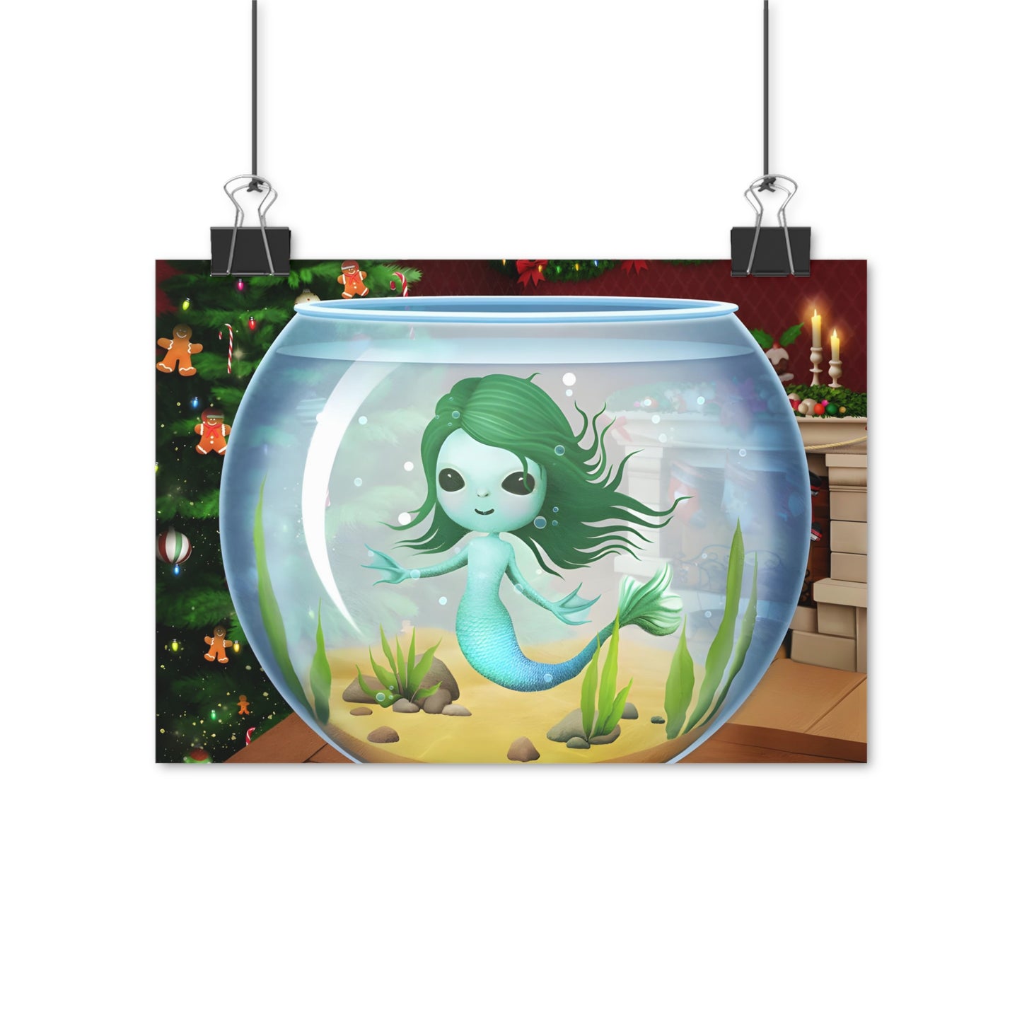 Posters - Christmas Mermaid
