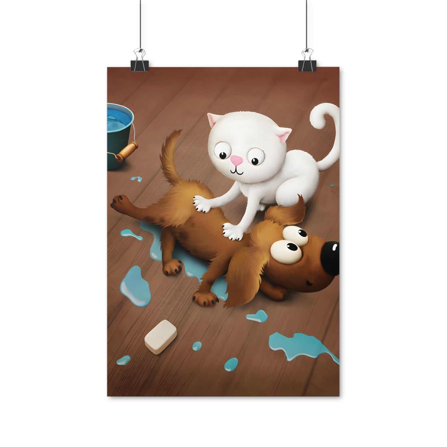 Plagáty - Psíček a mačička