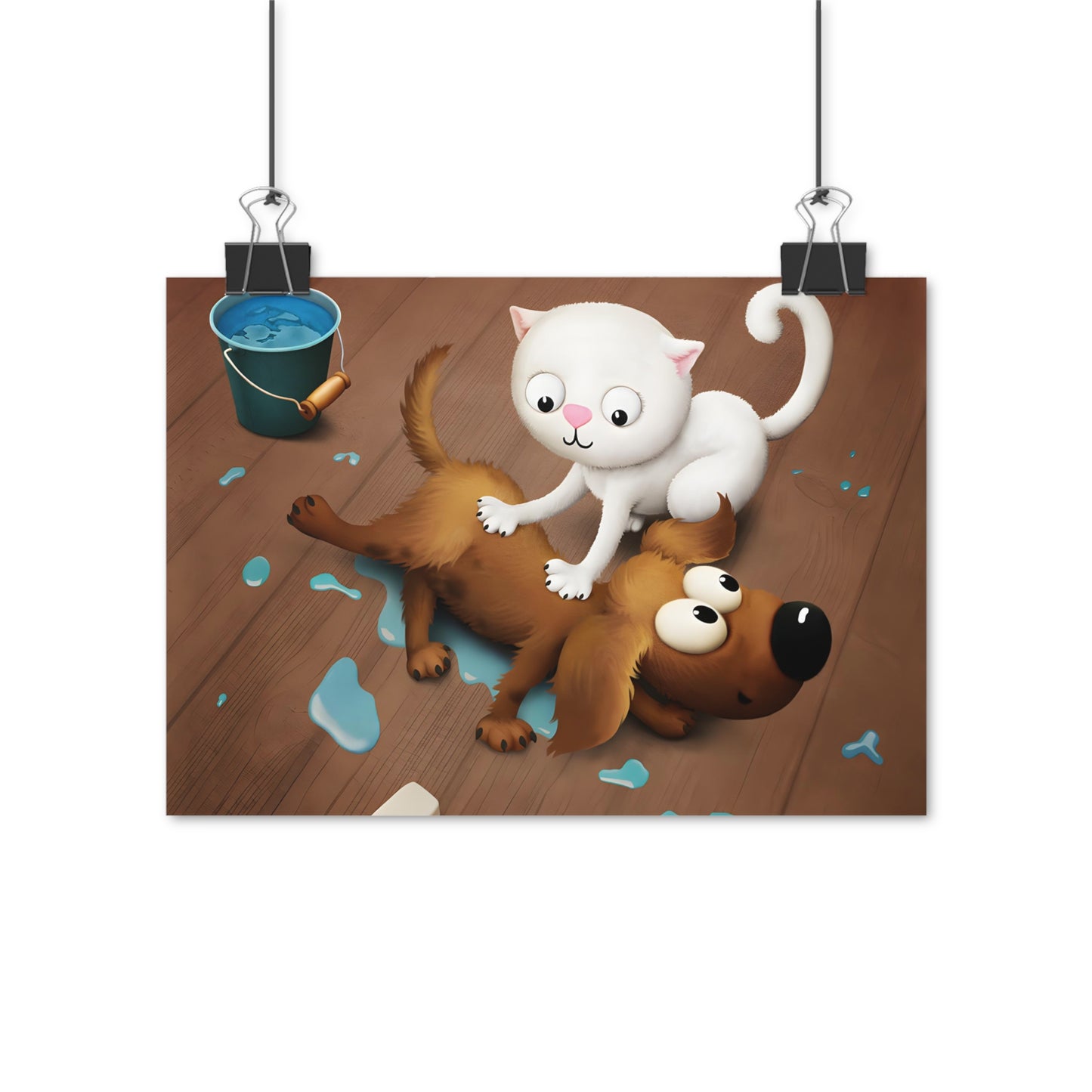 Plagáty - Psíček a mačička