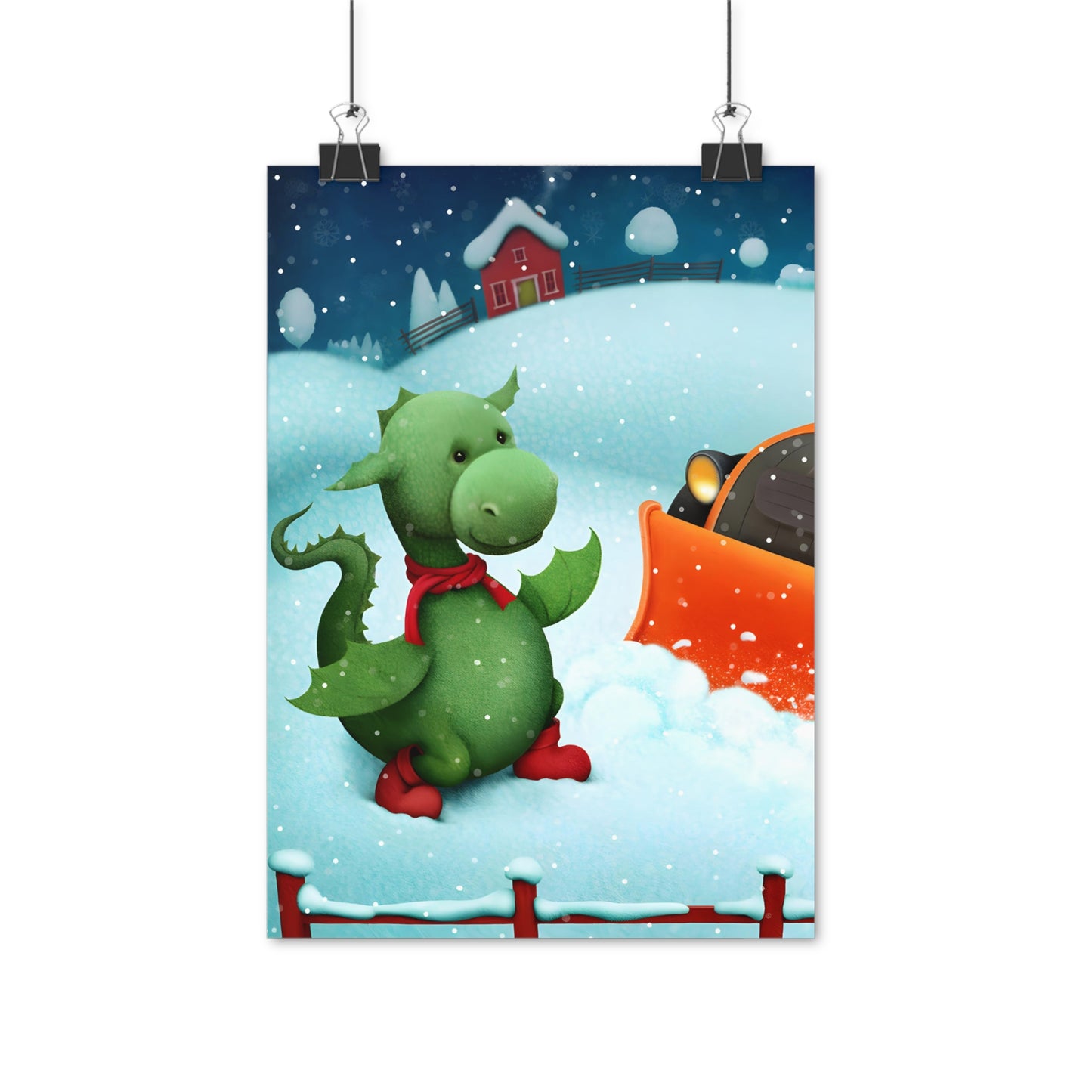 Plagáty - Snehový drak